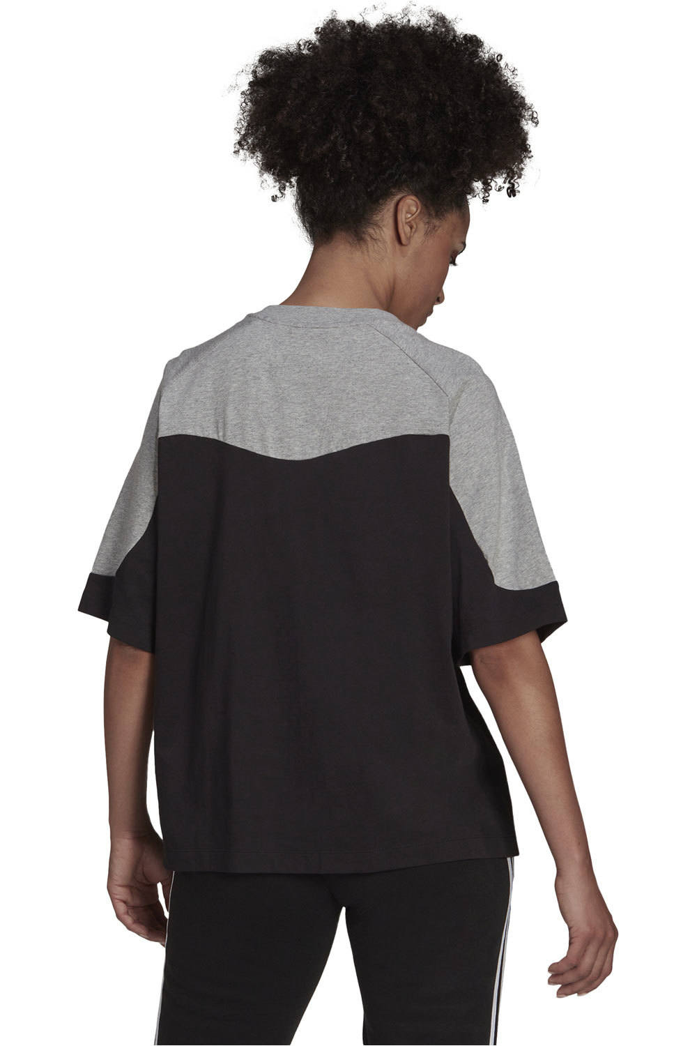 adidas camiseta manga corta mujer Adidas W CB T NEGR vista trasera adidas camiseta manga corta mujer Adidas W CB T NEGR vista trasera