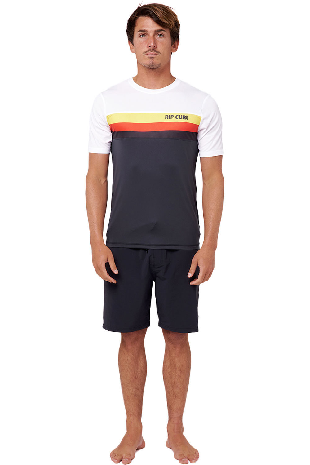 Rip Curl camiseta manga corta hombre Rip Curl SR PANEL SSL UV vista detalle Rip Curl camiseta manga corta hombre Rip Curl SR PANEL SSL UV vista detalle