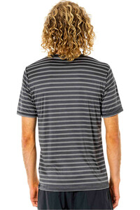 Rip Curl camiseta manga corta hombre Rip Curl PLAIN STRIPE S/SL UVT vista trasera Rip Curl camiseta manga corta hombre Rip Curl PLAIN STRIPE S/SL UVT vista trasera