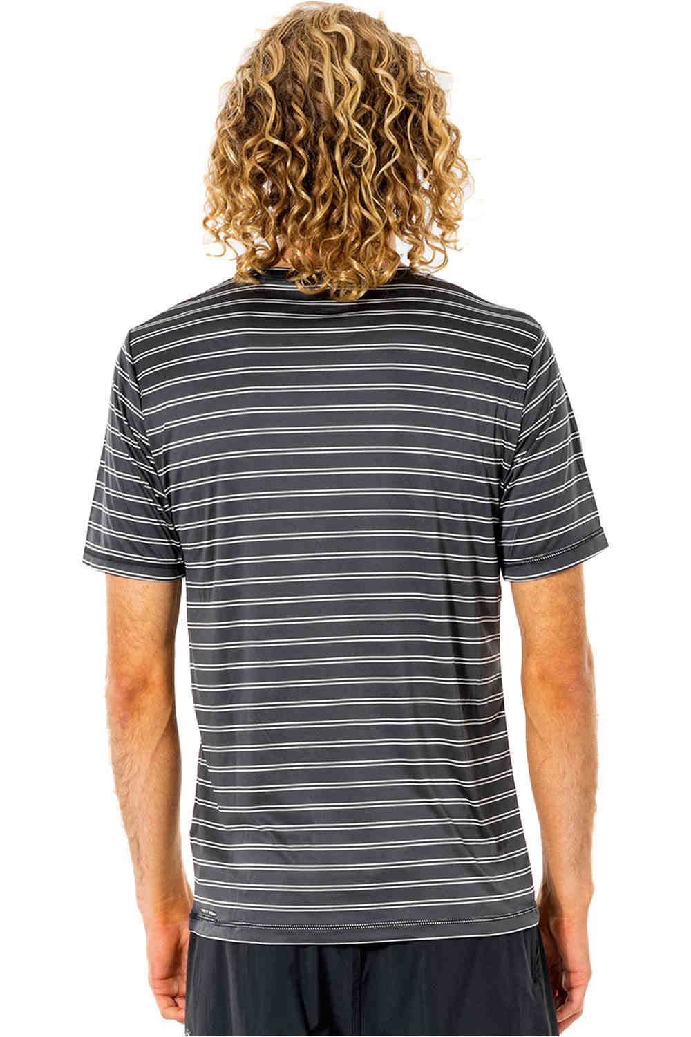 Rip Curl camiseta manga corta hombre Rip Curl PLAIN STRIPE S/SL UVT vista trasera Rip Curl camiseta manga corta hombre Rip Curl PLAIN STRIPE S/SL UVT vista trasera