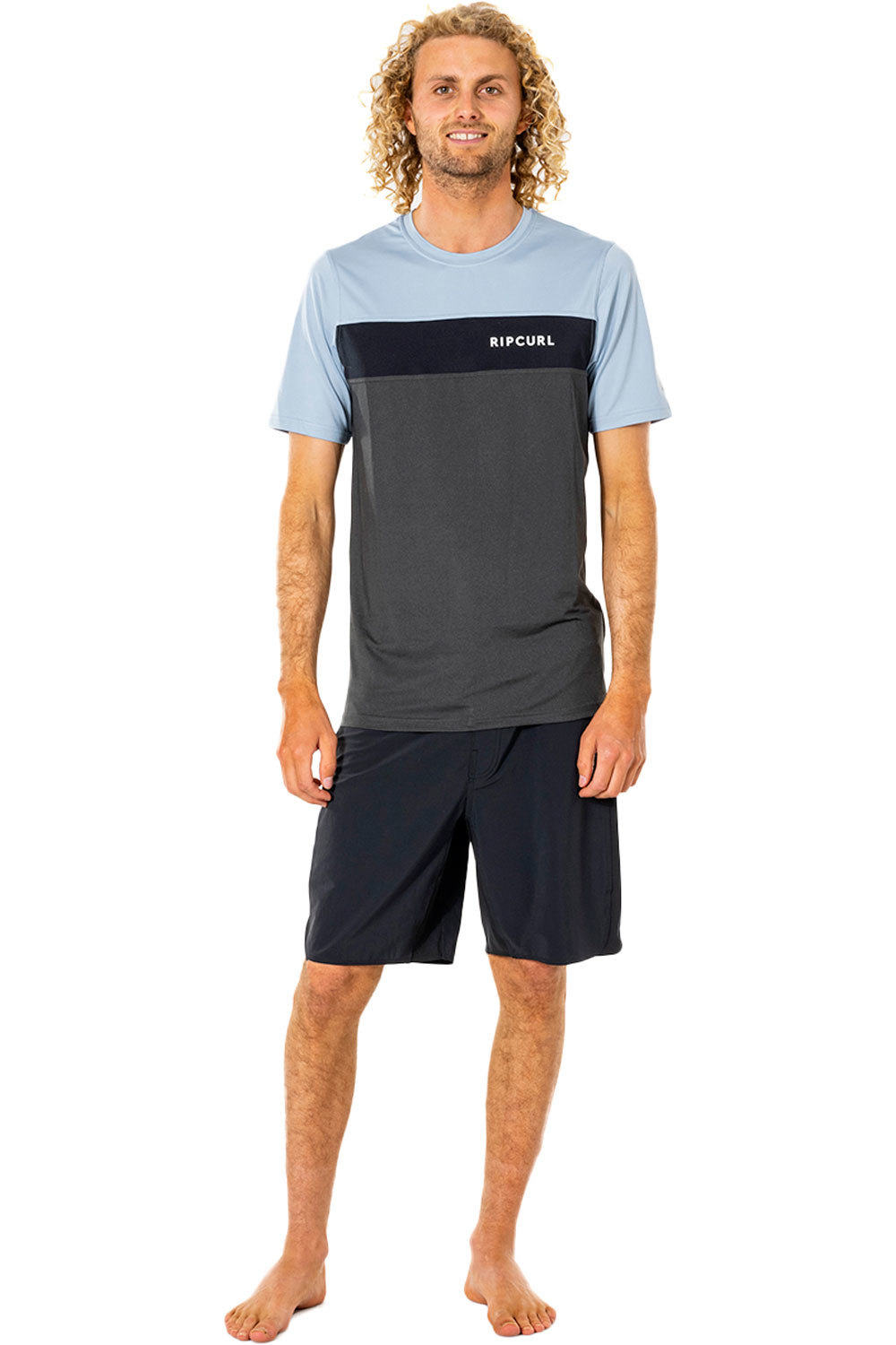 Rip Curl camiseta manga corta hombre Rip Curl UNDERLINE PANEL S/SL UVT vista detalle Rip Curl camiseta manga corta hombre Rip Curl UNDERLINE PANEL S/SL UVT vista detalle