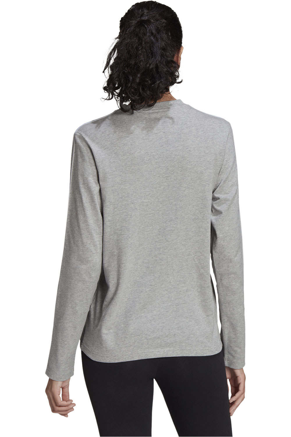 adidas camiseta manga larga mujer Adidas W 3S LS T vista trasera adidas camiseta manga larga mujer Adidas W 3S LS T vista trasera