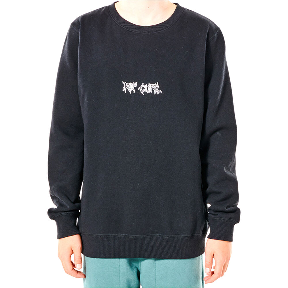 Rip Curl sudadera niño Rip Curl LITTLE SAVAGE CREW - BOY vista trasera Rip Curl sudadera niño Rip Curl LITTLE SAVAGE CREW - BOY vista trasera