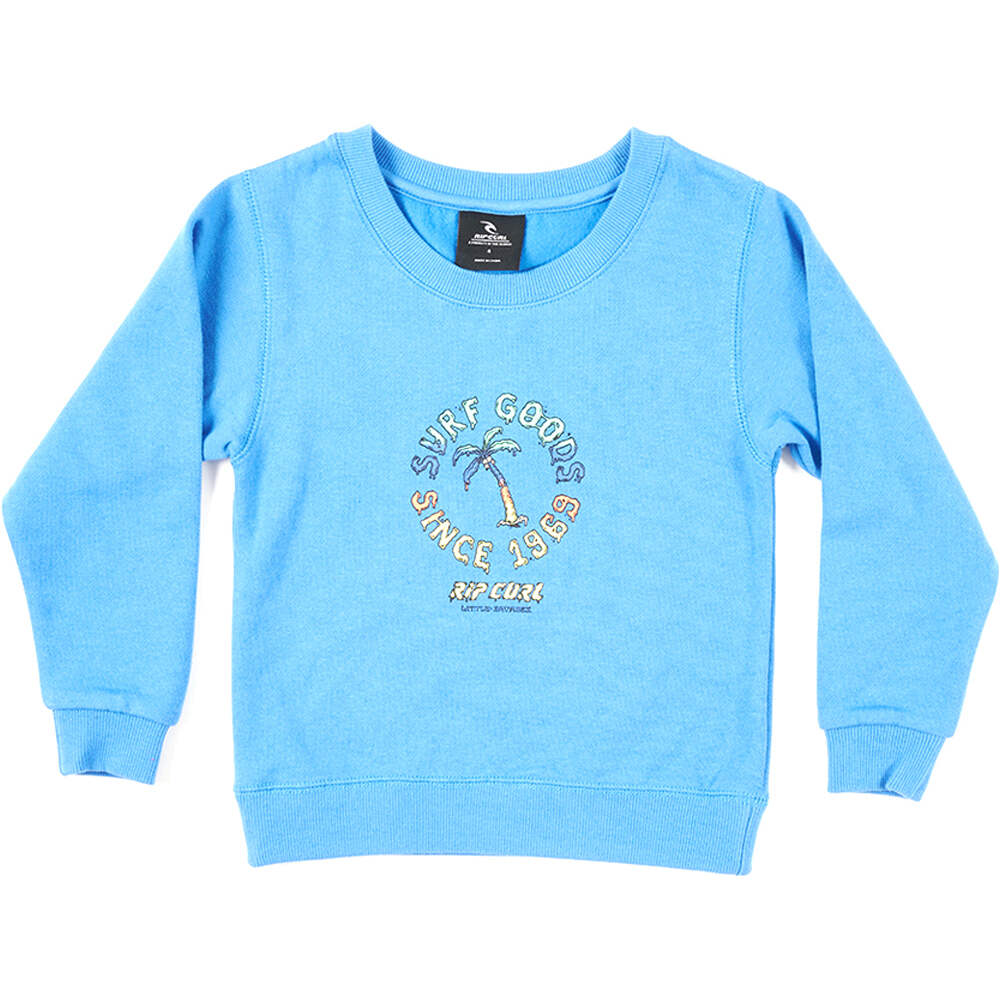 Rip Curl sudadera niño Rip Curl LITTLE SAVAGE CREW - BOY vista detalle Rip Curl sudadera niño Rip Curl LITTLE SAVAGE CREW - BOY vista detalle