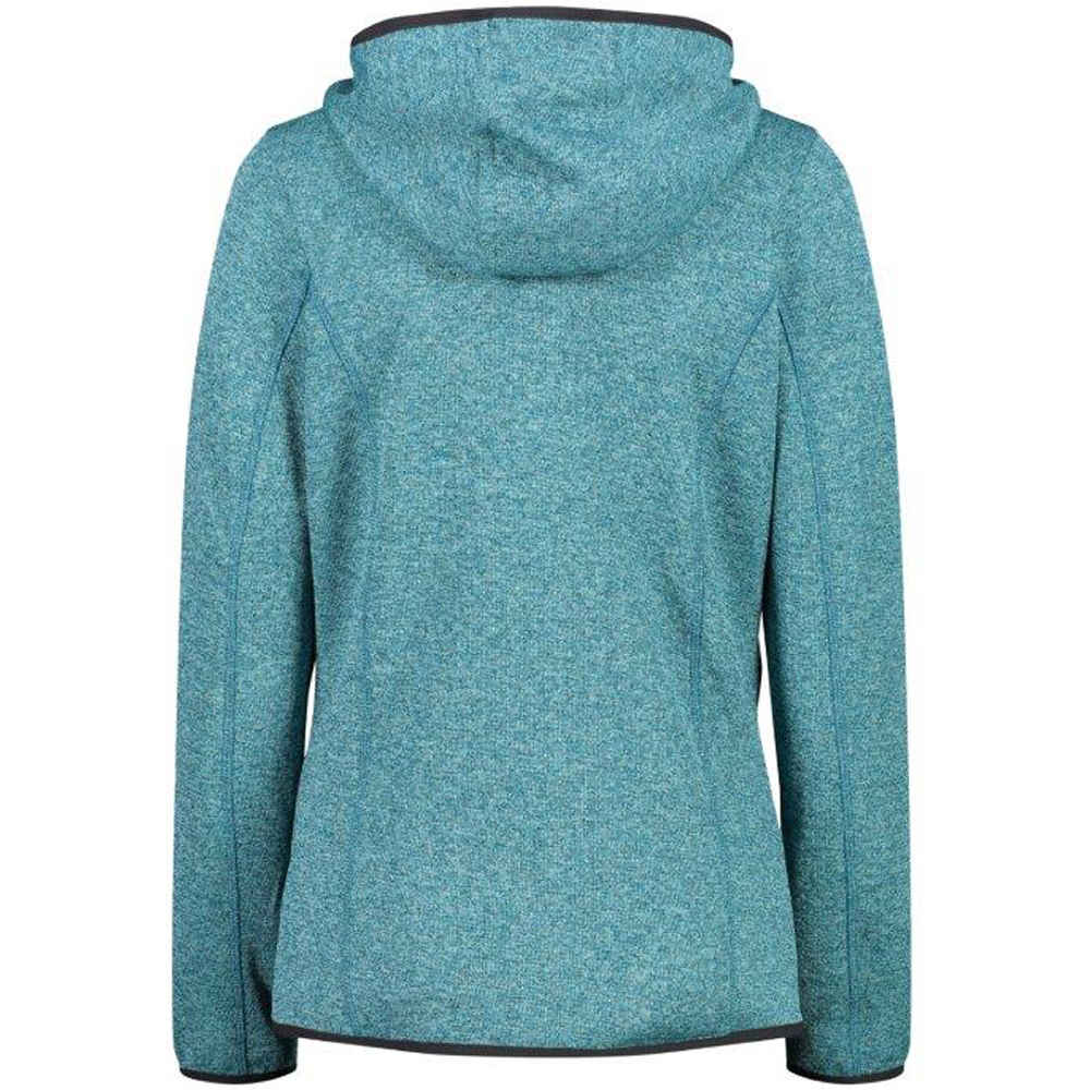 Cmp forro polar mujer Cmp WOMAN JACKET FIX HOOD vista trasera Cmp forro polar mujer Cmp WOMAN JACKET FIX HOOD vista trasera