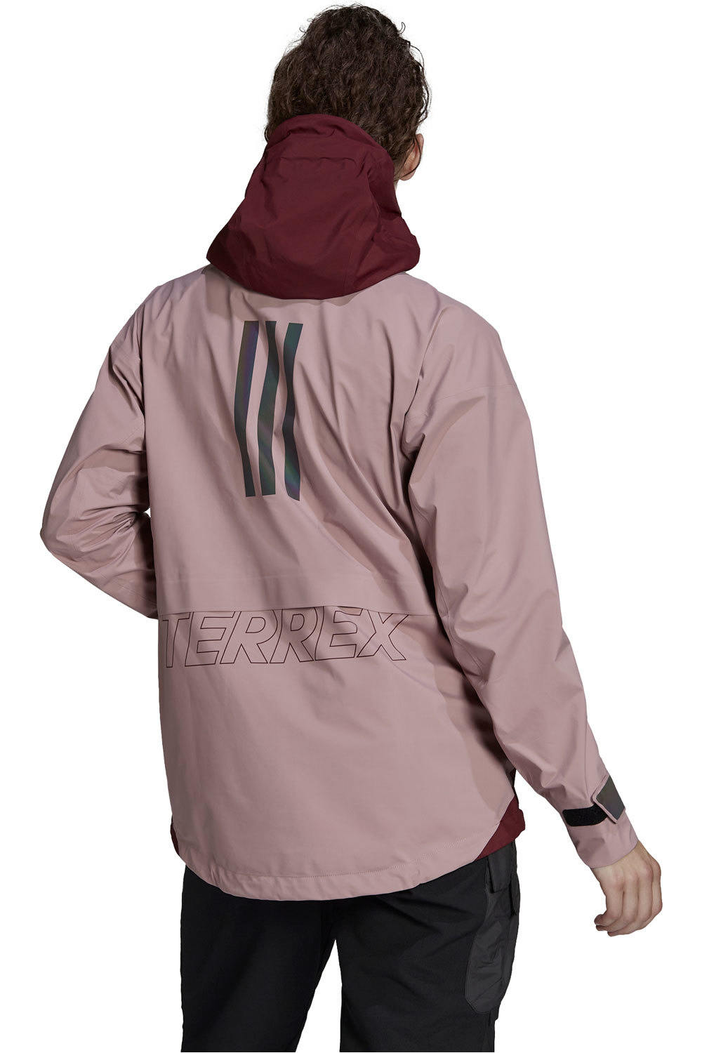 adidas chaqueta impermeable mujer Adidas W TXMS GtxAct J vista trasera adidas chaqueta impermeable mujer Adidas W TXMS GtxAct J vista trasera