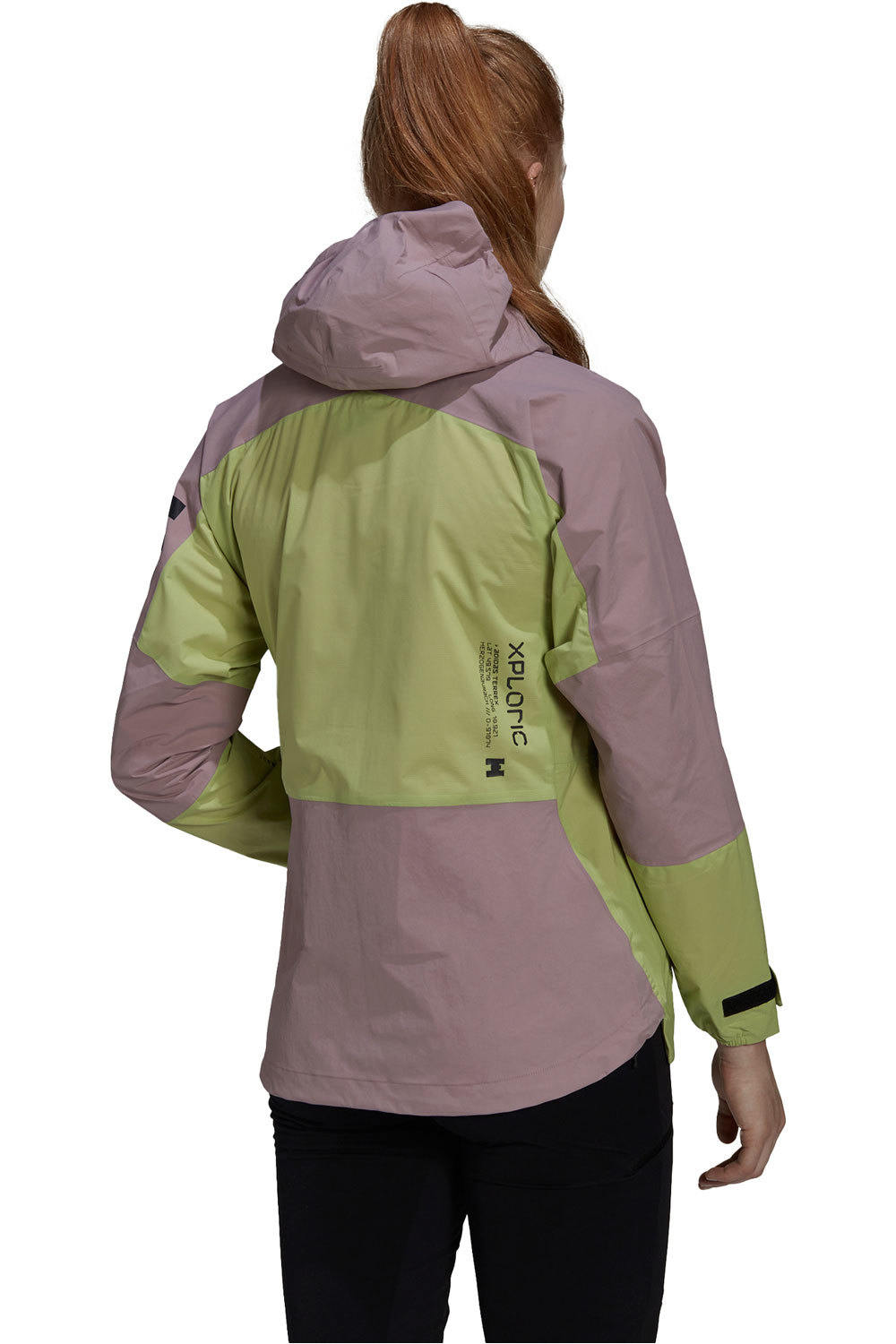 adidas chaqueta impermeable mujer Adidas W Xploric RR J vista trasera adidas chaqueta impermeable mujer Adidas W Xploric RR J vista trasera