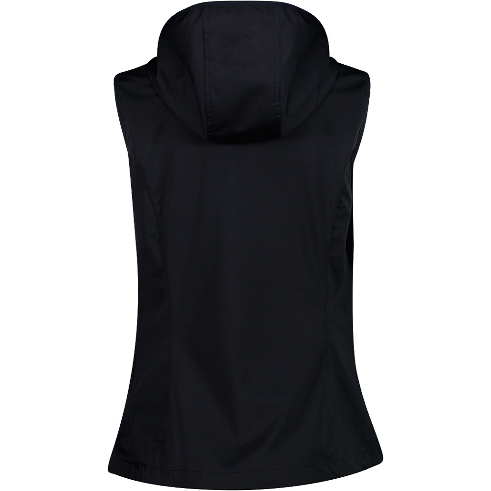 Cmp chaleco outdoor mujer Cmp WOMAN VEST FIX HOOD vista trasera Cmp chaleco outdoor mujer Cmp WOMAN VEST FIX HOOD vista trasera