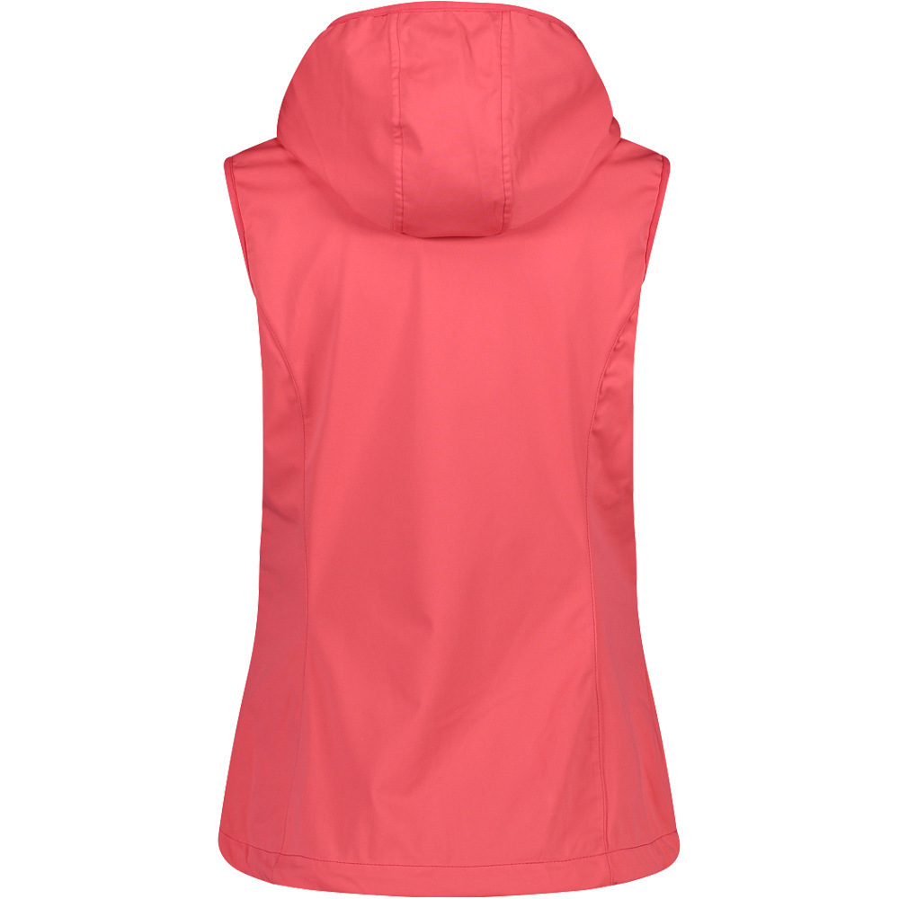 Cmp chaleco outdoor mujer Cmp WOMAN VEST FIX HOOD NA vista trasera Cmp chaleco outdoor mujer Cmp WOMAN VEST FIX HOOD NA vista trasera