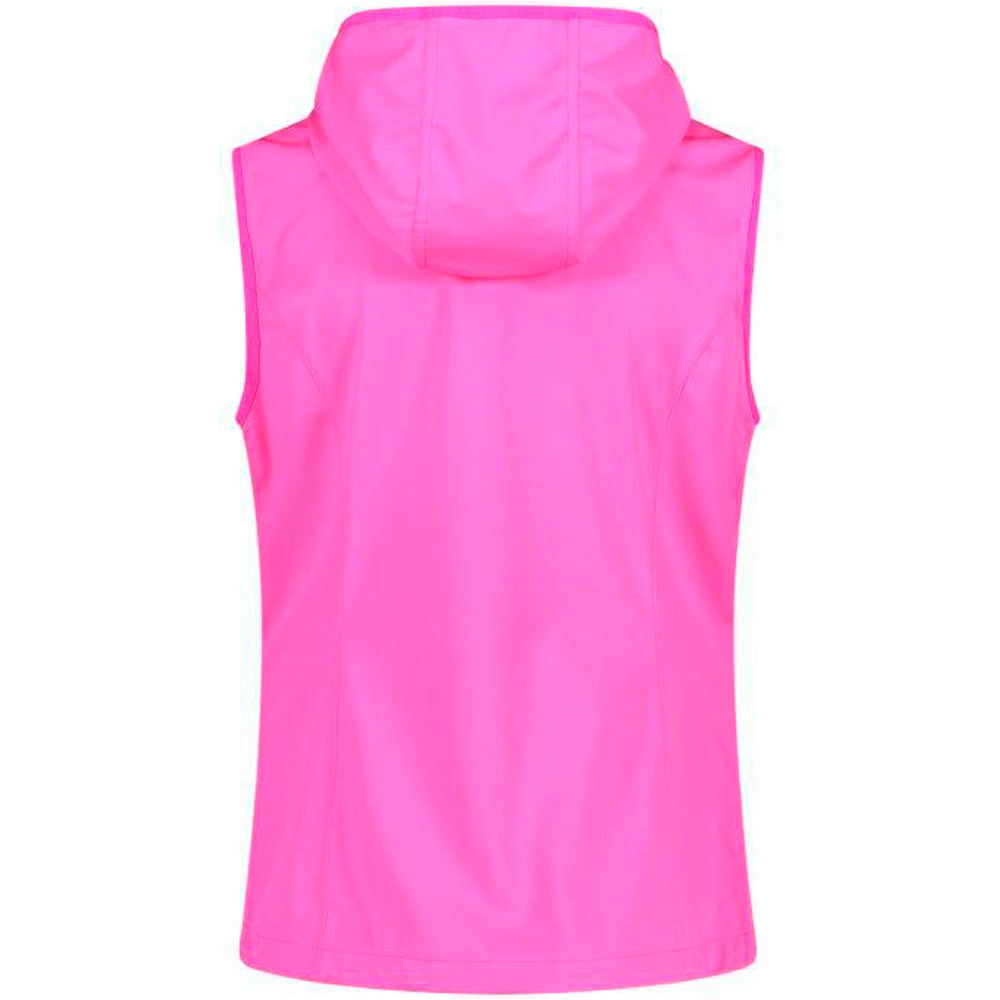 Cmp chaleco outdoor mujer Cmp WOMAN VEST FIX HOOD RS vista trasera Cmp chaleco outdoor mujer Cmp WOMAN VEST FIX HOOD RS vista trasera