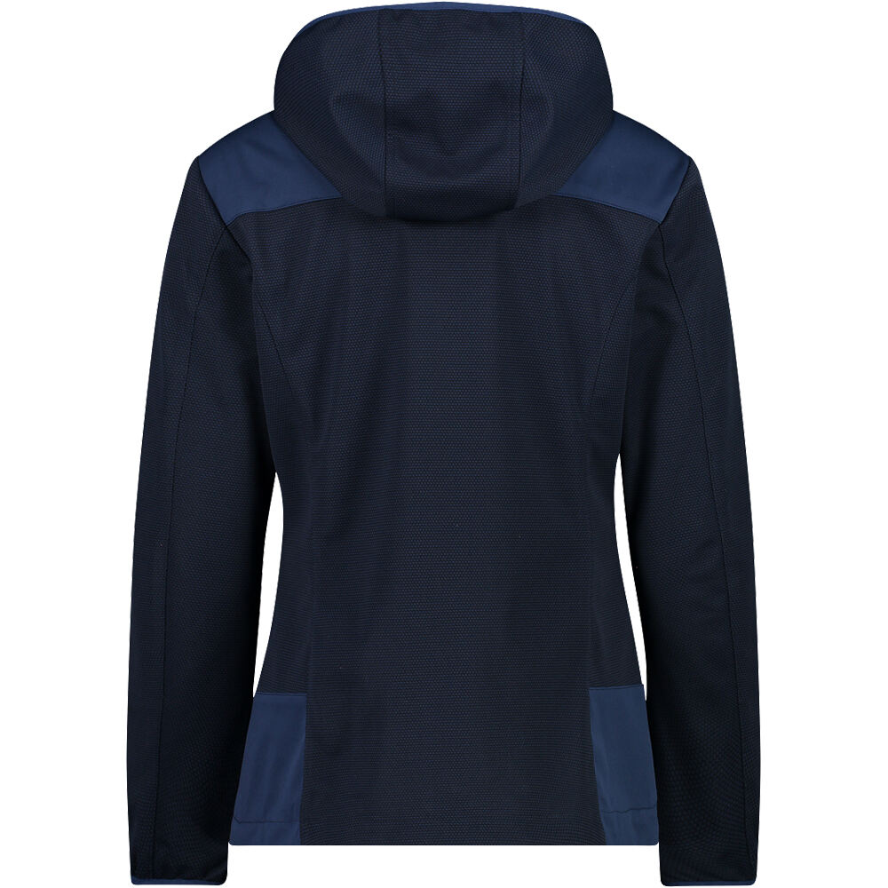 Cmp chaqueta softshell mujer Cmp WOMAN JACKET FIX HOOD vista trasera Cmp chaqueta softshell mujer Cmp WOMAN JACKET FIX HOOD vista trasera