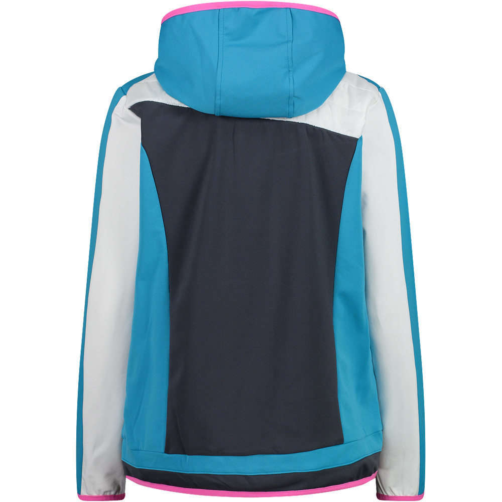 Cmp chaqueta outdoor mujer Cmp WOMAN HYBRID JACKET FIX HOOD vista trasera Cmp chaqueta outdoor mujer Cmp WOMAN HYBRID JACKET FIX HOOD vista trasera