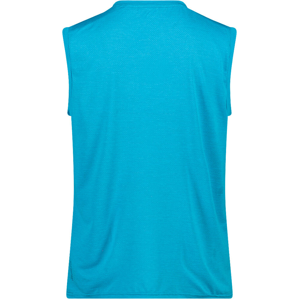 Cmp camiseta montaña manga corta hombre Cmp MAN T-SHIRT SLEEVELESS vista trasera Cmp camiseta montaña manga corta hombre Cmp MAN T-SHIRT SLEEVELESS vista trasera
