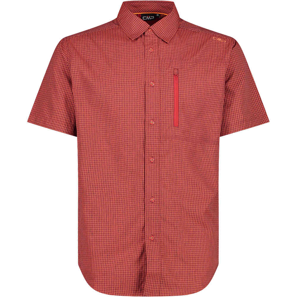 Cmp camisa montaña manga corta hombre Cmp MAN SHIRT vista frontal Cmp camisa montaña manga corta hombre Cmp MAN SHIRT vista frontal