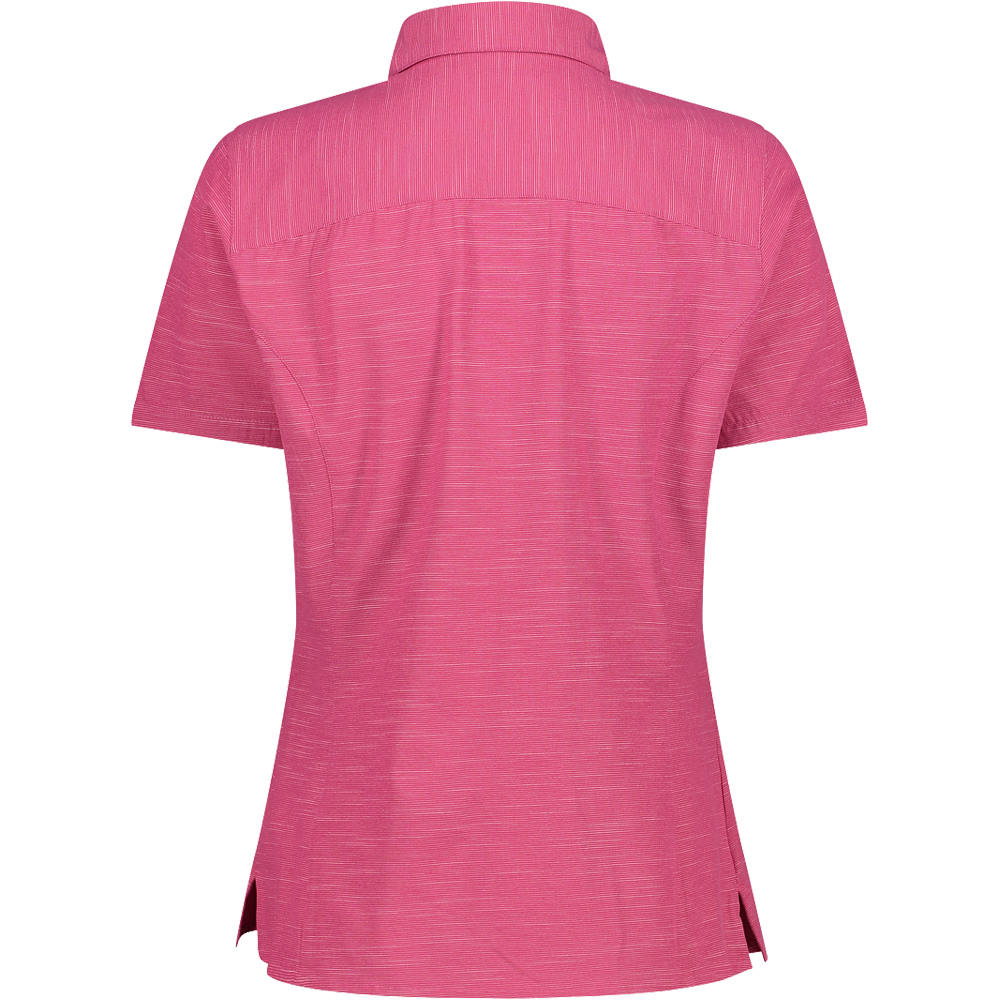 Cmp camisa montaña manga corta mujer Cmp WOMAN SHIRT RO vista trasera Cmp camisa montaña manga corta mujer Cmp WOMAN SHIRT RO vista trasera