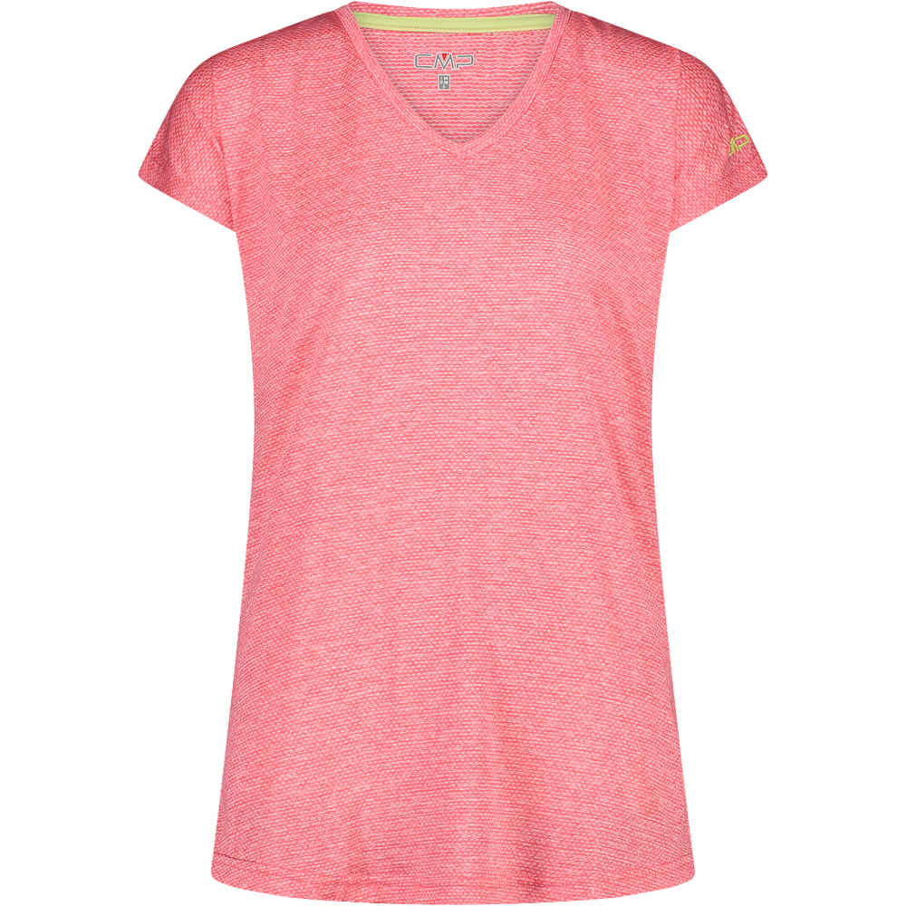 Cmp camiseta montaña manga corta mujer Cmp WOMAN T-SHIRT vista frontal Cmp camiseta montaña manga corta mujer Cmp WOMAN T-SHIRT vista frontal