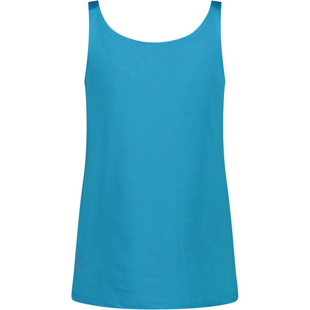 Cmp camiseta tirantes Cmp WOMAN DOUBLE TOP AZ vista trasera Cmp camiseta tirantes Cmp WOMAN DOUBLE TOP AZ vista trasera
