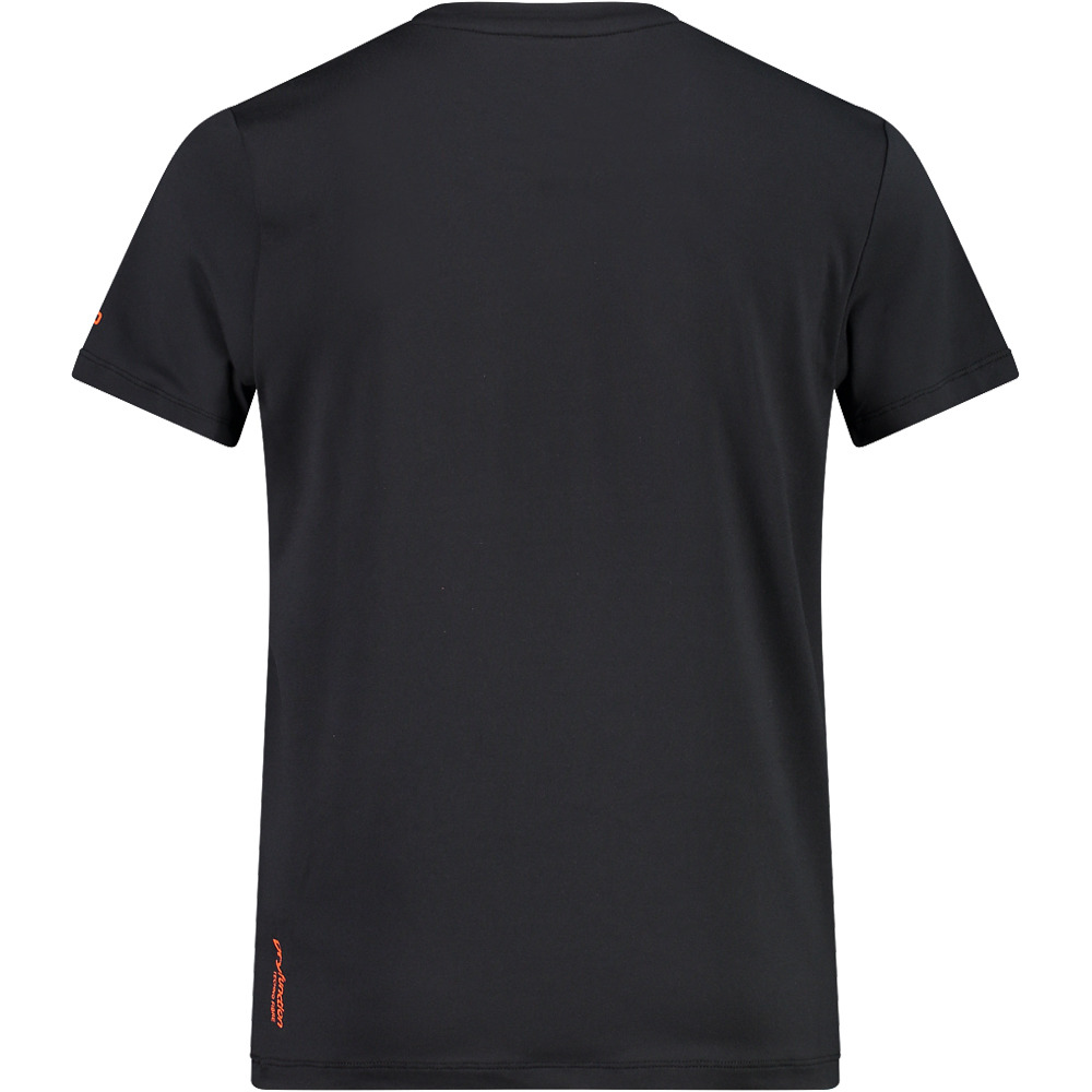 Cmp camiseta montaña manga corta niño Cmp KID T-SHIRT GR vista trasera Cmp camiseta montaña manga corta niño Cmp KID T-SHIRT GR vista trasera