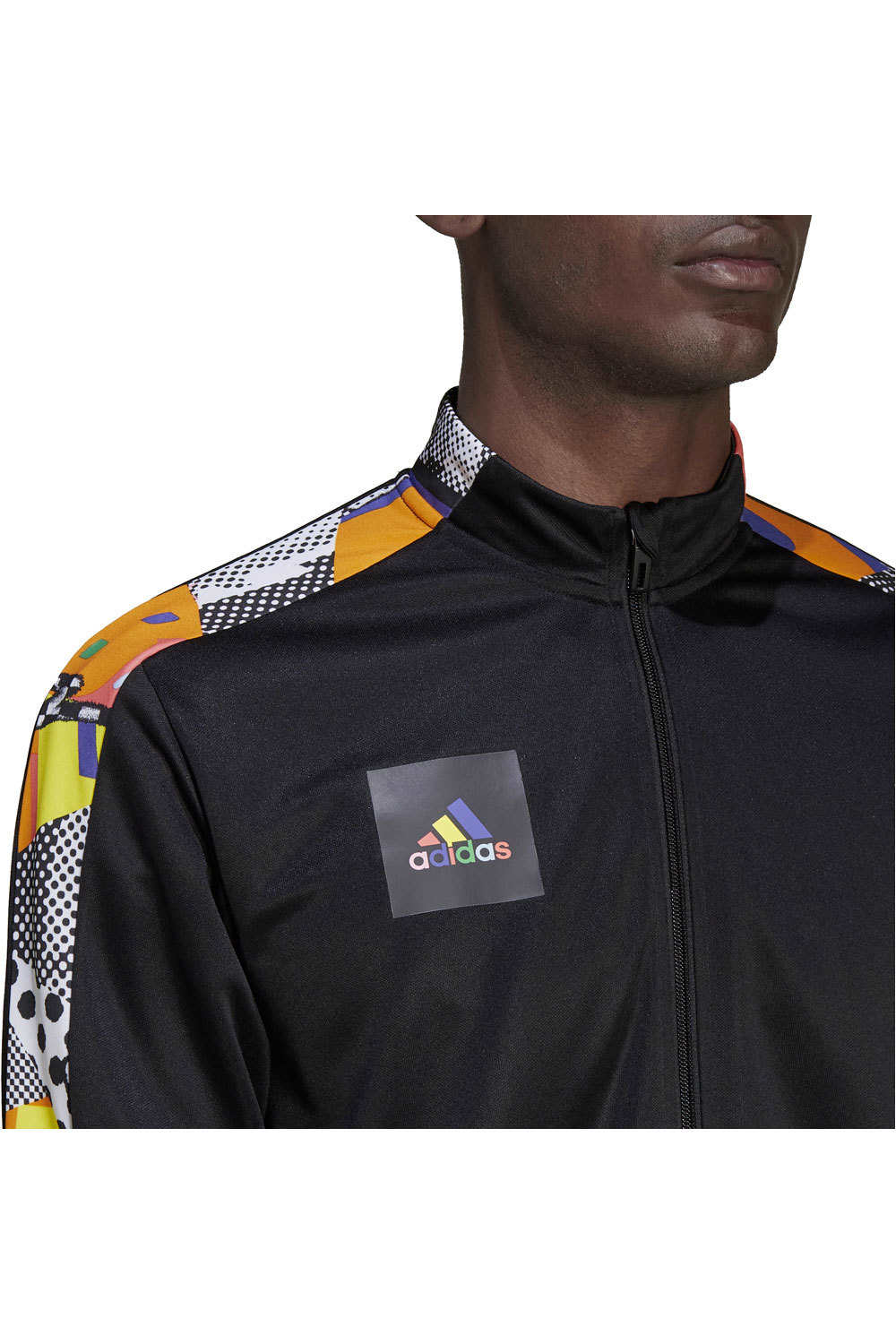 adidas sudadera hombre Adidas TIRO JKT PRIDE NE vista detalle adidas sudadera hombre Adidas TIRO JKT PRIDE NE vista detalle