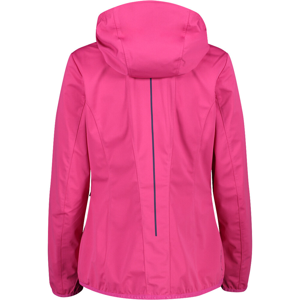 Cmp chaqueta softshell mujer Cmp WOMAN JACKET FIX HOOD vista trasera Cmp chaqueta softshell mujer Cmp WOMAN JACKET FIX HOOD vista trasera
