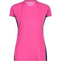 Cmp camiseta montaña manga corta mujer Cmp WOMAN T-SHIRT TRAIL RO vista frontal Cmp camiseta montaña manga corta mujer Cmp WOMAN T-SHIRT TRAIL RO vista frontal
