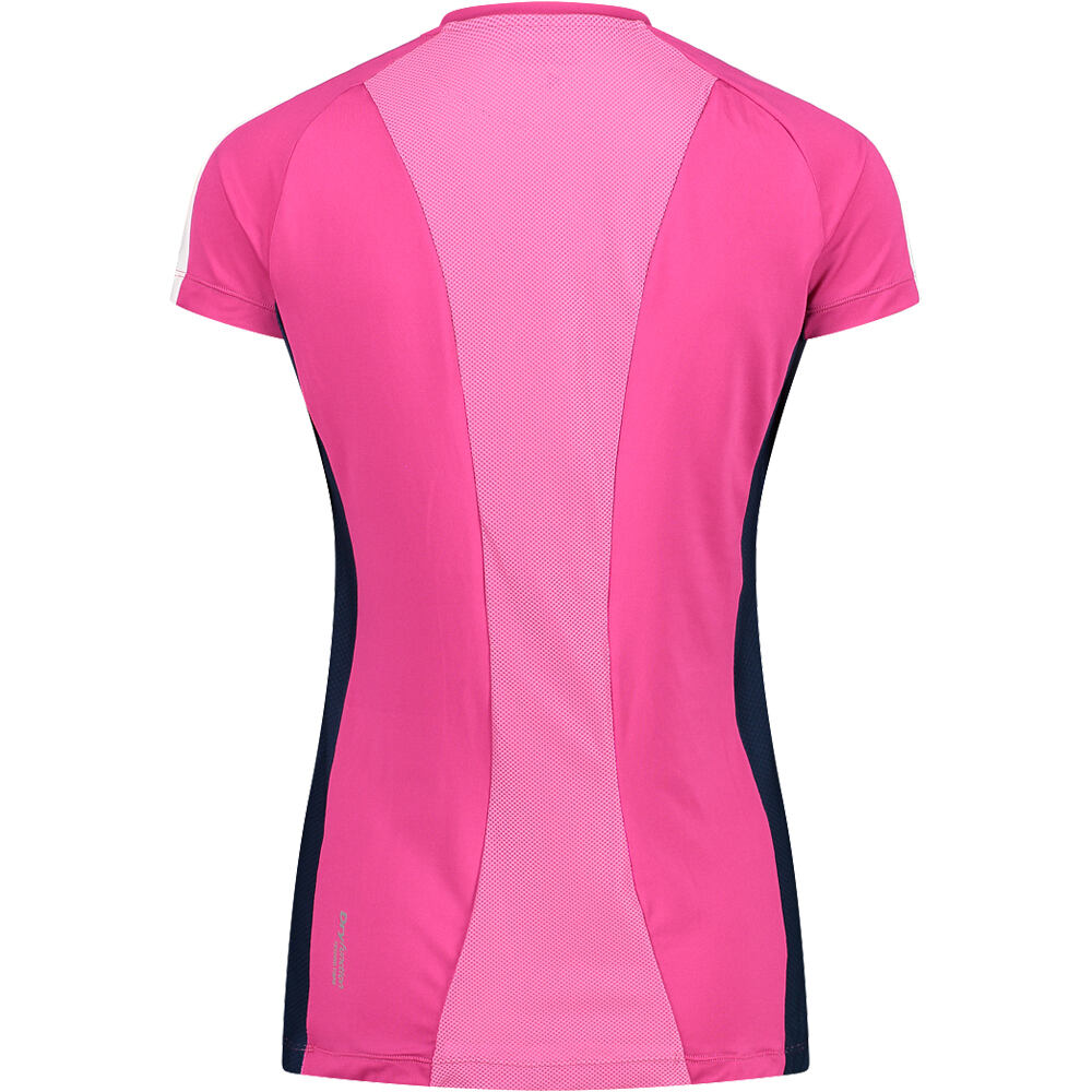 Cmp camiseta montaña manga corta mujer Cmp WOMAN T-SHIRT TRAIL RO vista trasera Cmp camiseta montaña manga corta mujer Cmp WOMAN T-SHIRT TRAIL RO vista trasera