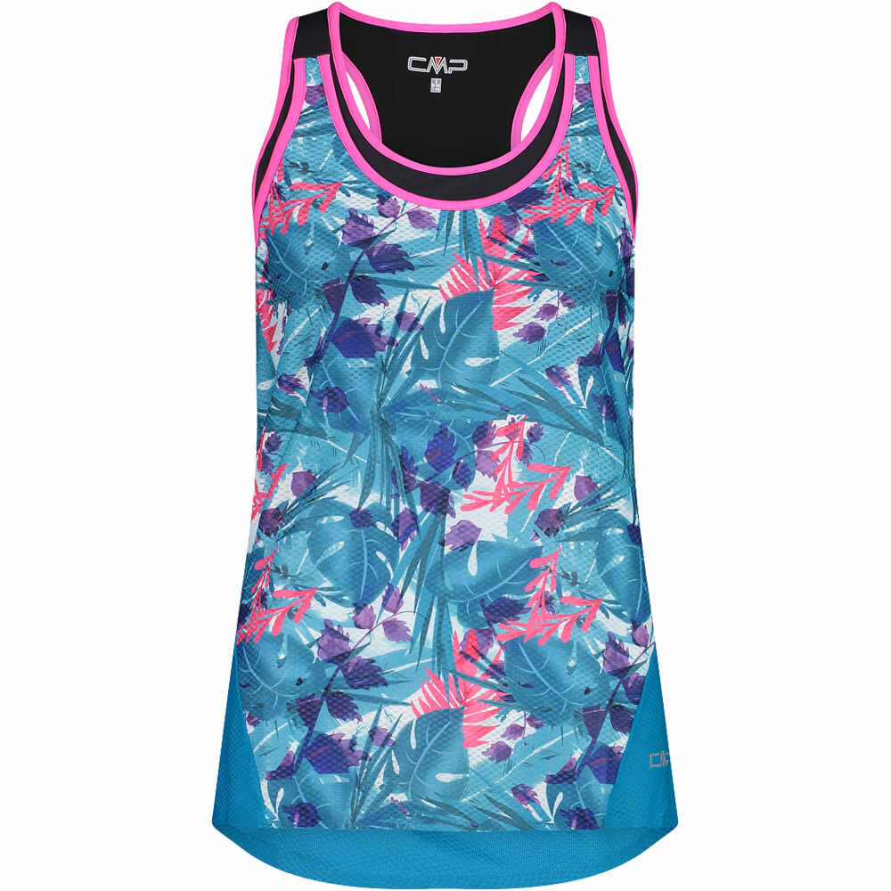 Cmp camiseta tirantes Cmp WOMAN TOP TRAIL vista frontal Cmp camiseta tirantes Cmp WOMAN TOP TRAIL vista frontal