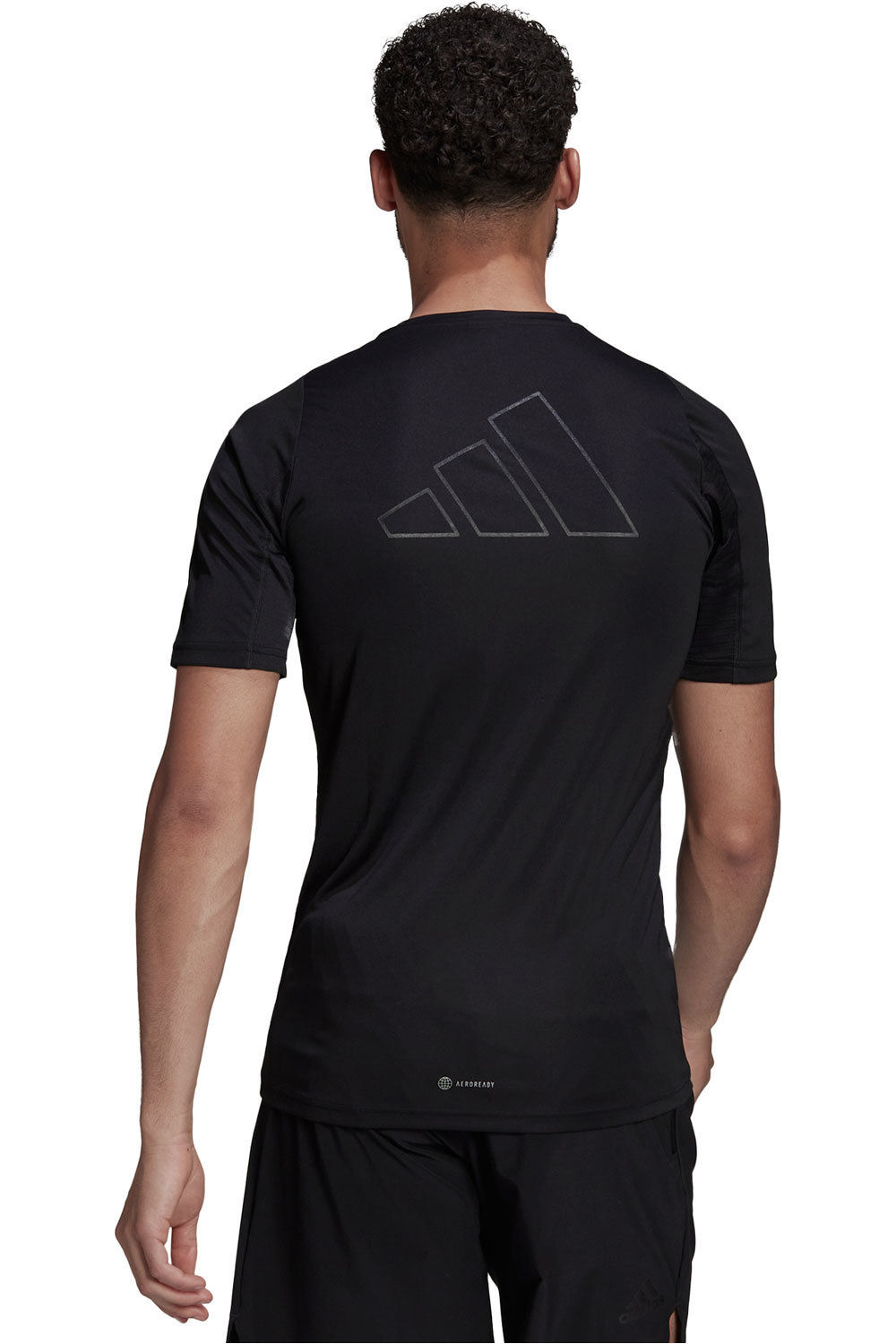 adidas camiseta técnica manga corta hombre Adidas Rn Icn 3B T vista trasera adidas camiseta técnica manga corta hombre Adidas Rn Icn 3B T vista trasera