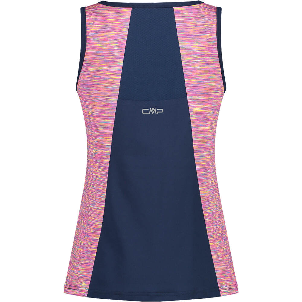 Cmp camiseta tirantes Cmp WOMAN TOP AZ vista trasera Cmp camiseta tirantes Cmp WOMAN TOP AZ vista trasera