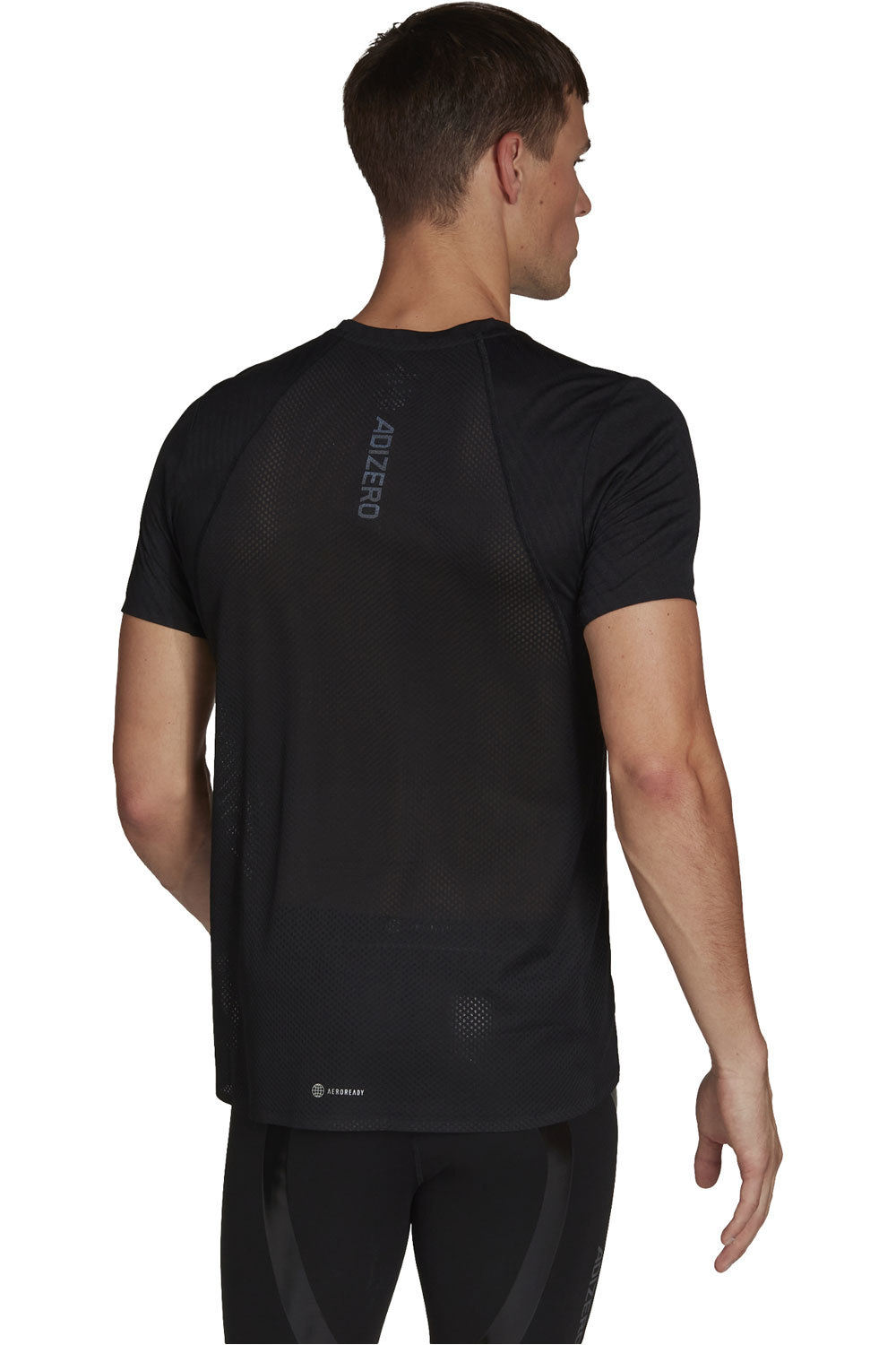 adidas camiseta técnica manga corta hombre Adidas ADIZERO SPEED T NE vista trasera adidas camiseta técnica manga corta hombre Adidas ADIZERO SPEED T NE vista trasera