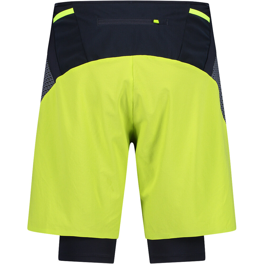 Cmp pantalón corto montaña hombre MAN BERMUDA 2-IN-1 vista trasera Cmp pantalón corto montaña hombre MAN BERMUDA 2-IN-1 vista trasera