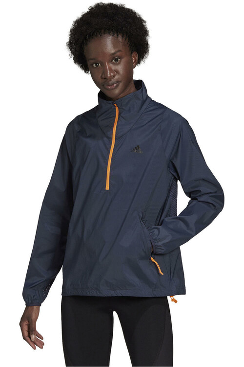 ADIDAS RN FAST JKT MN azul