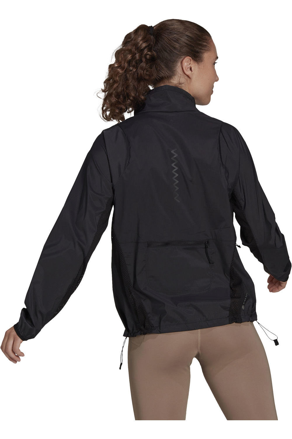 adidas CHAQUETA RUNNING MUJER Adidas RN FAST JKT NE vista trasera adidas CHAQUETA RUNNING MUJER Adidas RN FAST JKT NE vista trasera