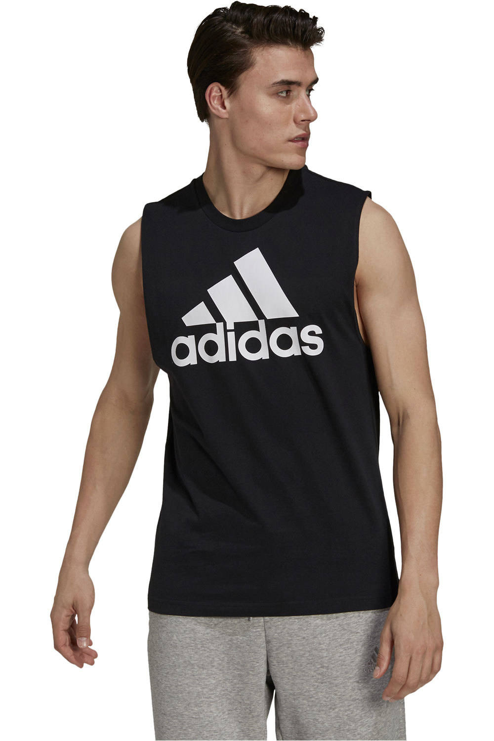adidas camiseta tirantes hombre Adidas M BL SJ TK NEBL vista frontal adidas camiseta tirantes hombre Adidas M BL SJ TK NEBL vista frontal