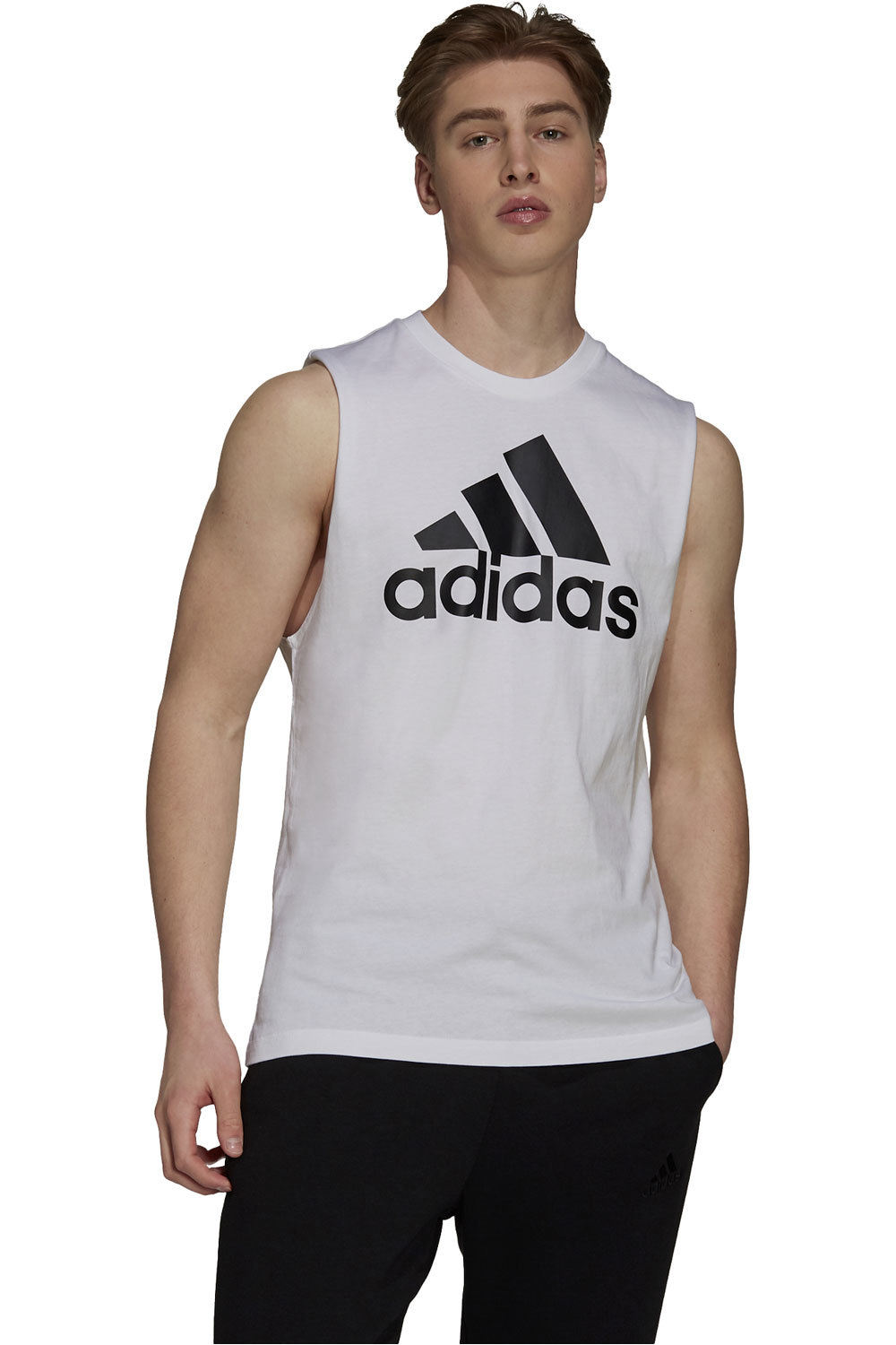 adidas camiseta tirantes hombre Adidas M BL SJ TK BLNE vista frontal adidas camiseta tirantes hombre Adidas M BL SJ TK BLNE vista frontal