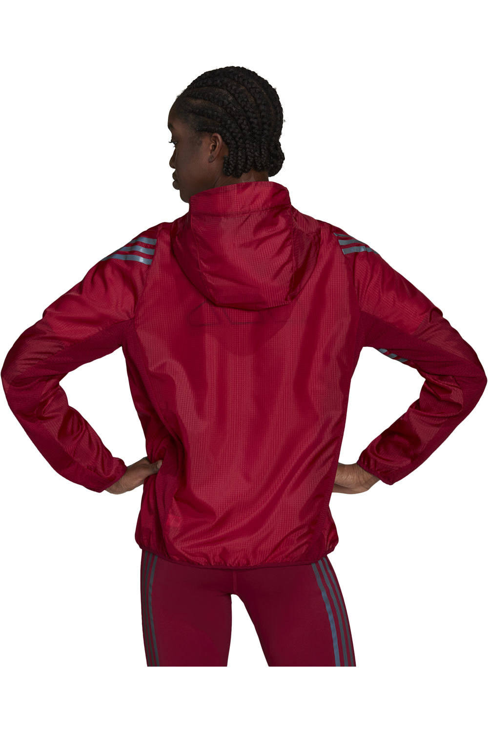adidas CHAQUETA RUNNING MUJER Adidas RI 3S WINDBREAK RS vista trasera adidas CHAQUETA RUNNING MUJER Adidas RI 3S WINDBREAK RS vista trasera
