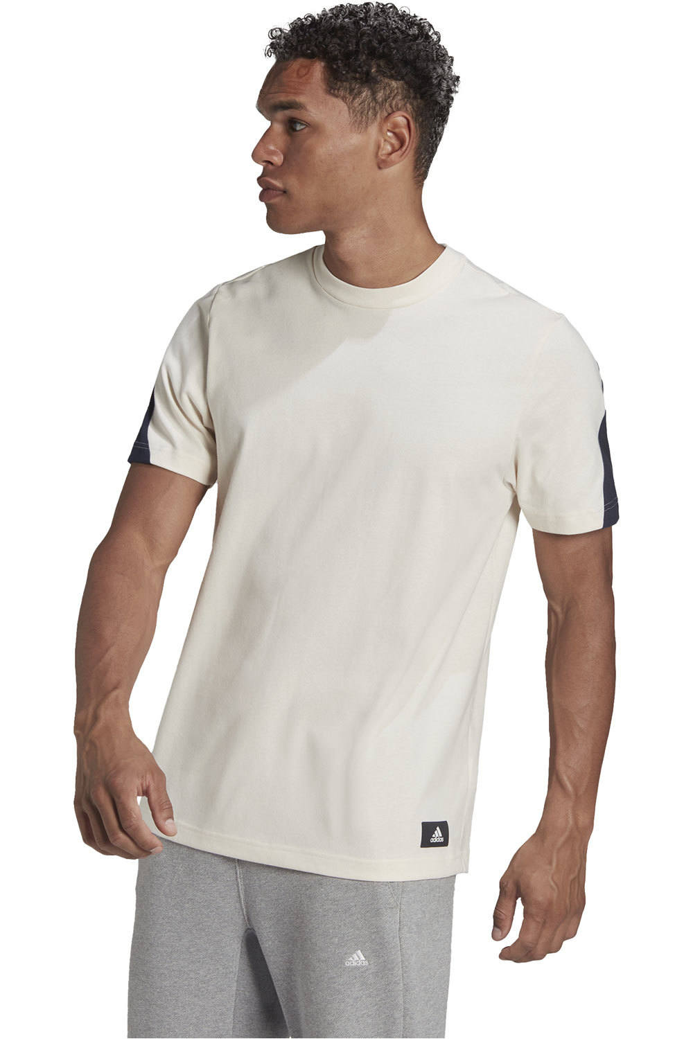 adidas camiseta manga corta hombre Adidas M FI TEE BL vista frontal adidas camiseta manga corta hombre Adidas M FI TEE BL vista frontal