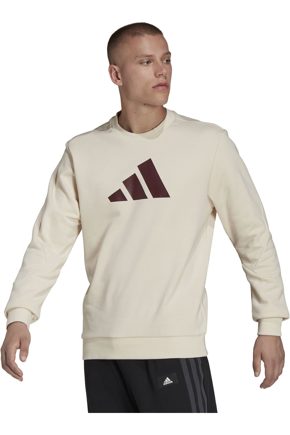 adidas sudadera hombre Adidas M FI 3BAR CREW BL vista frontal adidas sudadera hombre Adidas M FI 3BAR CREW BL vista frontal