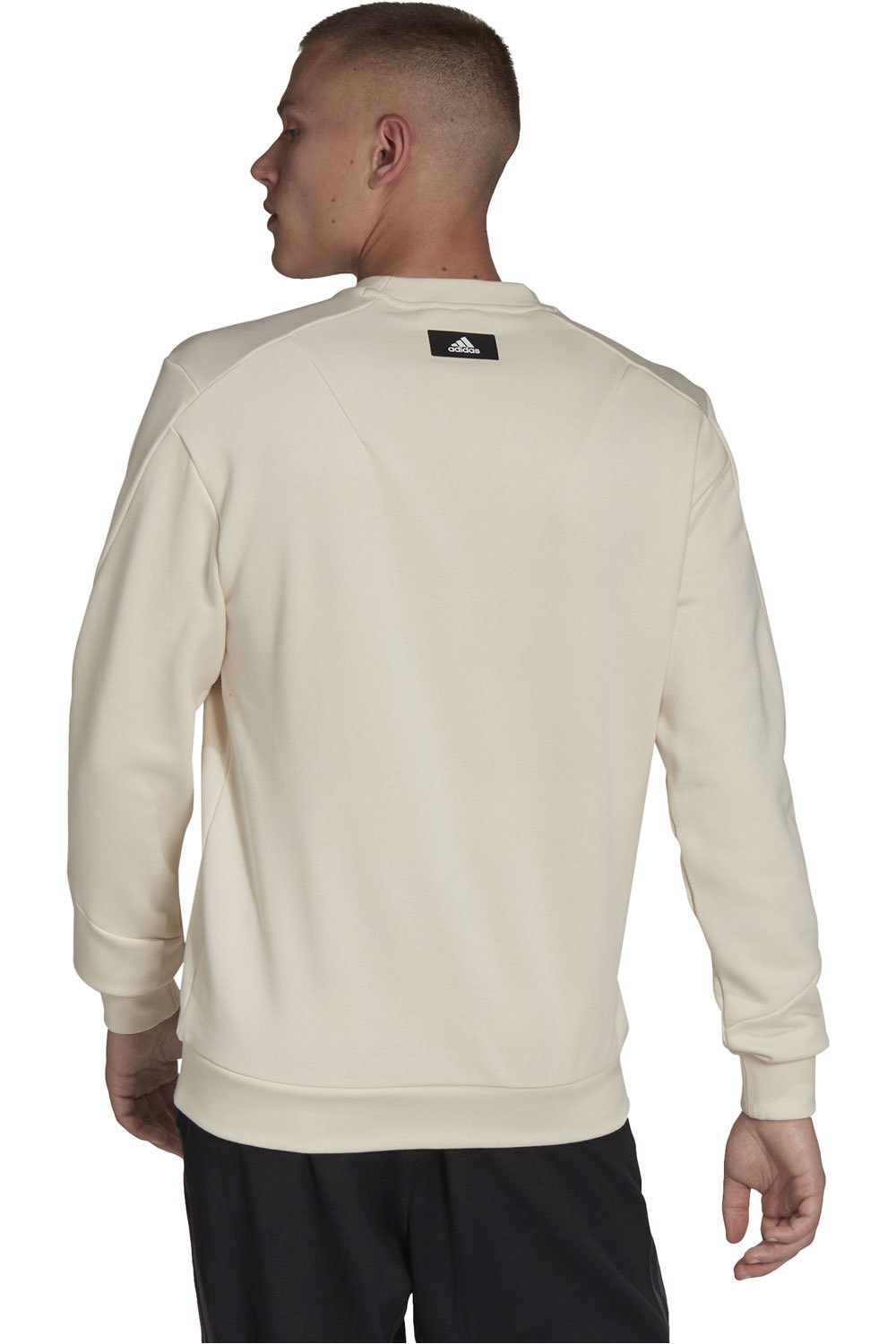 adidas sudadera hombre Adidas M FI 3BAR CREW BL vista trasera adidas sudadera hombre Adidas M FI 3BAR CREW BL vista trasera
