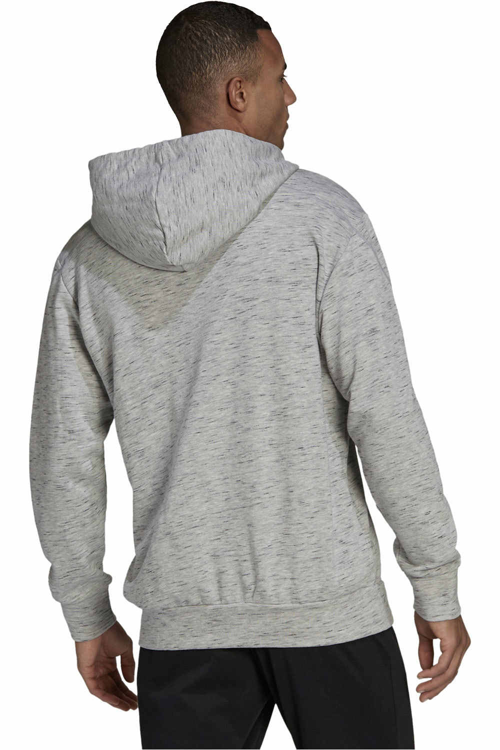 adidas sudadera hombre Adidas M MEL FZ GR vista trasera adidas sudadera hombre Adidas M MEL FZ GR vista trasera