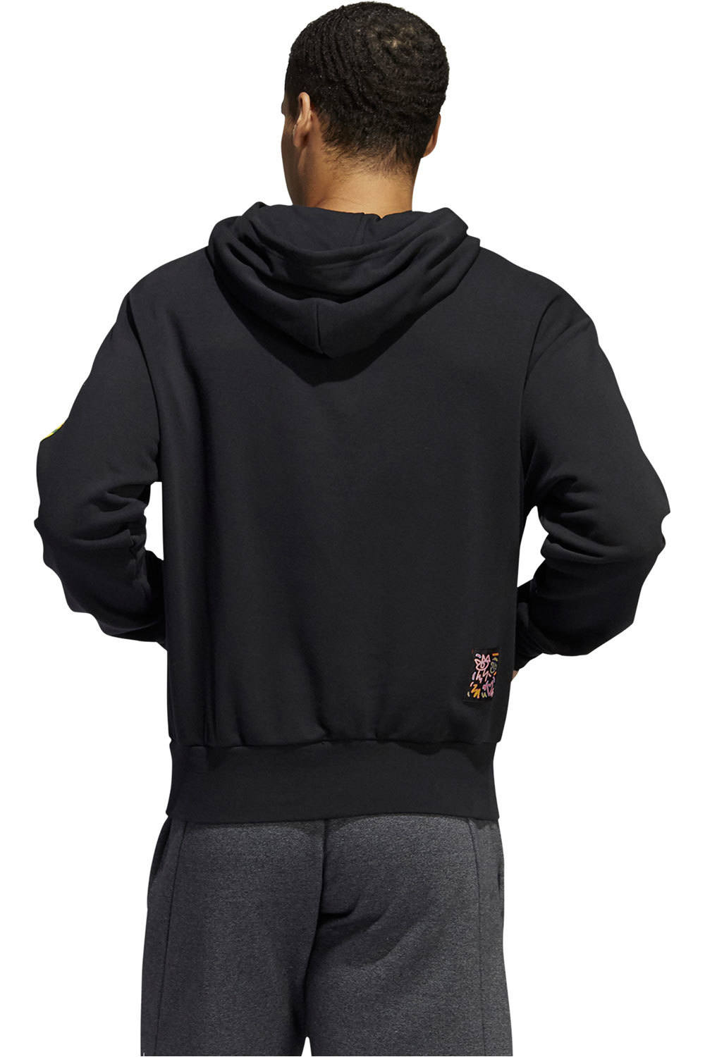 adidas sudadera hombre Adidas PRIDE HOODIE vista trasera adidas sudadera hombre Adidas PRIDE HOODIE vista trasera