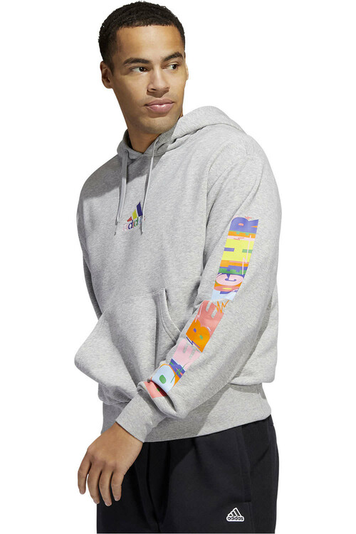 ADIDAS PRIDE HOODIE gris