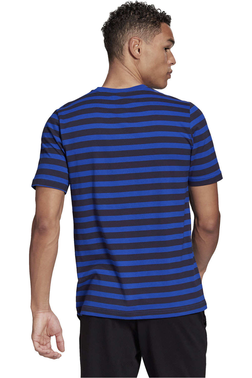 adidas camiseta manga corta hombre Adidas M STRIPY SJ T vista trasera adidas camiseta manga corta hombre Adidas M STRIPY SJ T vista trasera