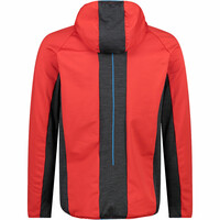 Cmp forro polar hombre Cmp MAN JACKET FIX HOOD vista trasera Cmp forro polar hombre Cmp MAN JACKET FIX HOOD vista trasera