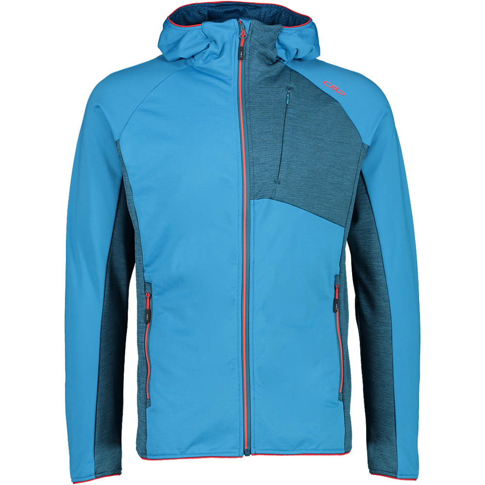 Cmp forro polar hombre Cmp MAN JACKET FIX HOOD vista frontal Cmp forro polar hombre Cmp MAN JACKET FIX HOOD vista frontal