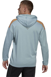 adidas sudadera hombre Adidas M TRVL 3S HD GR vista trasera adidas sudadera hombre Adidas M TRVL 3S HD GR vista trasera
