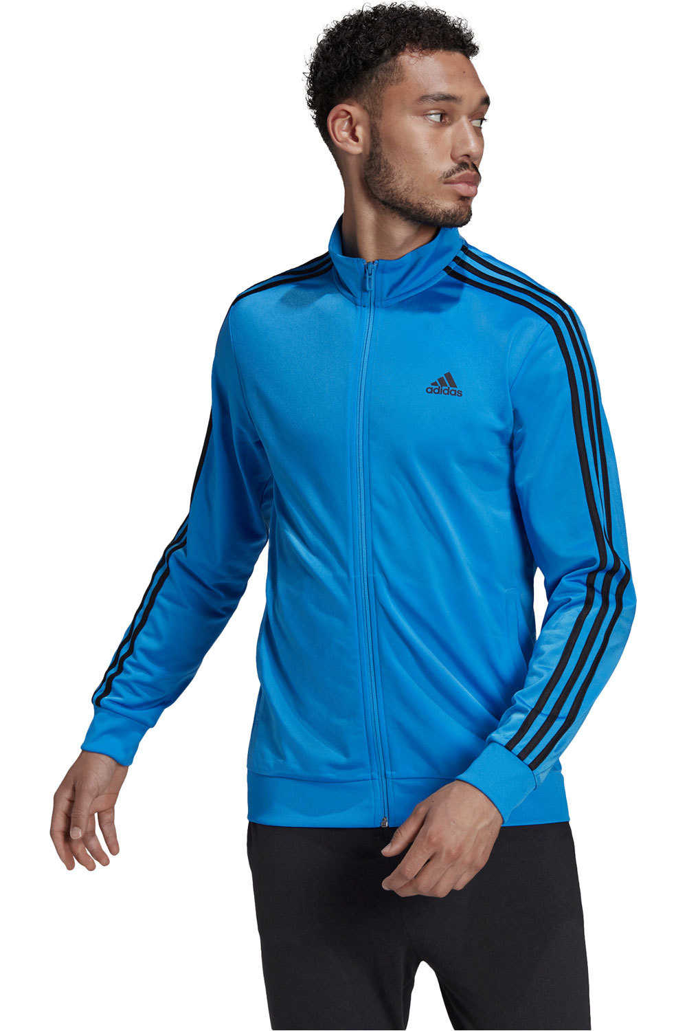 adidas sudadera hombre Adidas M 3S TT TRIC AZNE vista frontal adidas sudadera hombre Adidas M 3S TT TRIC AZNE vista frontal