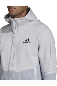 adidas sudadera hombre Adidas M D4GMDY FZHD GR vista detalle adidas sudadera hombre Adidas M D4GMDY FZHD GR vista detalle