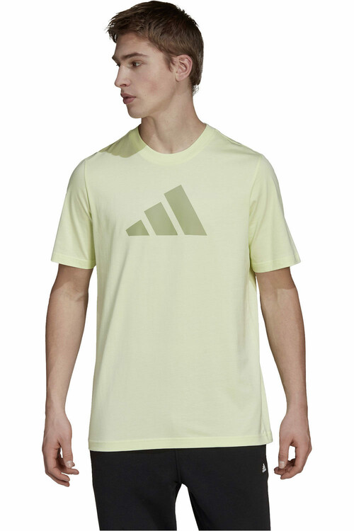 ADIDAS M FI 3BAR TEE VE verde