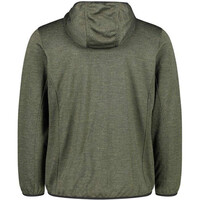 Cmp forro polar hombre Cmp MAN HYBRID JACKET FIX HOOD vista trasera Cmp forro polar hombre Cmp MAN HYBRID JACKET FIX HOOD vista trasera